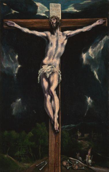 GRECO, El Christ on the Cross oil painting picture
